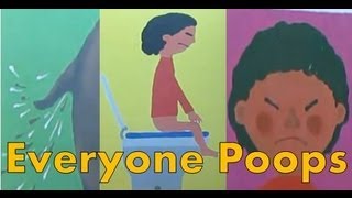 Everyone Poops by Taro Gomi  Read by GaryTheCoconut [upl. by Cirdes289]