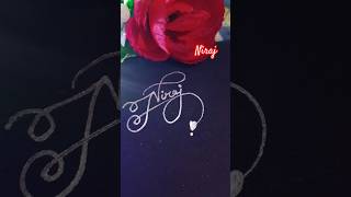 Niraj signature style comments your name like share subscribe youtubeshorts signaturestyle [upl. by Eimmot]