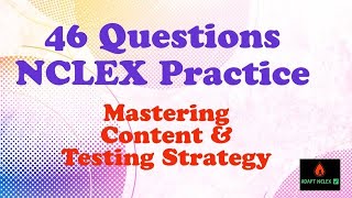 Practicing NCLEX Questions NCLEX Review  FREE NCLEX Prep Test Taking Strategies  ADAPT NCLEX [upl. by Shane]