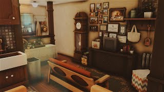 Grandparents Small Apartment 👴💕👵  Pinecrest 402  The Sims 4  Stop Motion Speed Build No CC [upl. by Abbi]