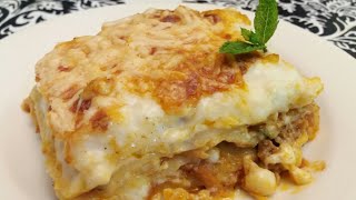 لازانيا باللحم المفروم lasagne [upl. by Dekeles710]