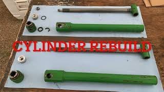 Hydraulic Cylinder Rebuild John Deere [upl. by Benito]