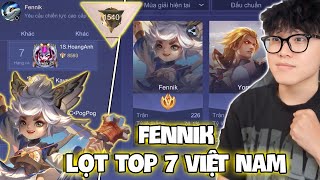 VUX MỘT ĐÊM ĐẤU ĐỈNH CAO FENNIK CỤC VÀNG KỸ NĂNG MỚI LỌT TOP 7 VIỆT NAM LIÊN QUÂN MOBILE [upl. by Plath]