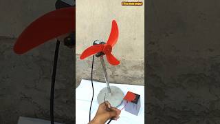 775 DC motor Experiment🤓12volt dc motor fan motor dcmotor fan science project tablefan tech [upl. by Enneirb351]