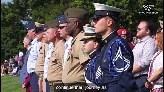 Virginia Tech Corps of Cadets New Cadet Parade 2024 [upl. by Aillij]