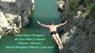 INCROYABLE PLONGEON DE 27 METRES [upl. by Solhcin]