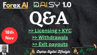 Daisy 10 FOREX TRADING UPDATES  QUESTIONS amp ANSWERS From Daisy cofounders 18th of Nov [upl. by Uticas446]