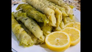 Best Malfoof Recipe  ملفوف Best Stuffed Cabbage Rolls recipeMalfouf Recipe [upl. by Gertie792]