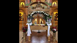 Great and Holy Friday Lamentations at the Tomb  St Nectarios Greek Orthodox Church of Roslindale [upl. by Ayel687]