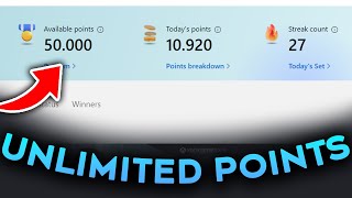 UNLIMTED POINTS METHOD Microsoft Rewards [upl. by Goodrich974]