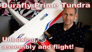 Durafly Prime Tundra PNP  Unboxing assembly and flight [upl. by Avert850]