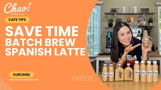 HOW TO BATCH BREW ICED COFFFEE DRINKS USING ESPRESSO MACHINES  STORESELL IN BOTTLES [upl. by Melodie516]