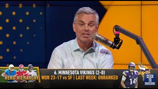 THE HERD  Colin Cowherd SHOCKED Minnesota Vikings Are The 6th BEST Team In The NFL [upl. by Aniweta707]