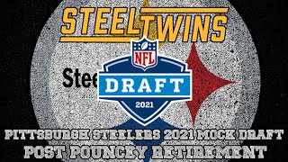 Pittsburgh Steelers 2021 Mock Draft 20  Post Pouncey Retirement [upl. by Nrubua]