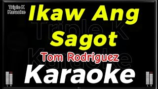 Ikaw Ang Sagot  Tom Rodriguez Karaoke TripleKKaraoke [upl. by Willdon]