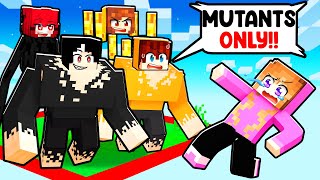 Stuck ONE BLOCK But Were MUTANT MOBS With CRAZY FAN BOY [upl. by Lorenzana]