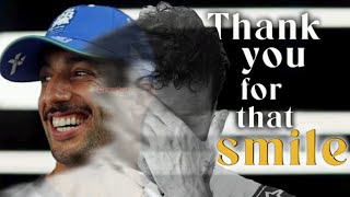 Thank you ✨ Danny tribute ✨ Ricciardo edit [upl. by Dinesh]