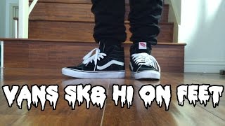 Vans Sk8 Hi On Feet [upl. by Figueroa450]