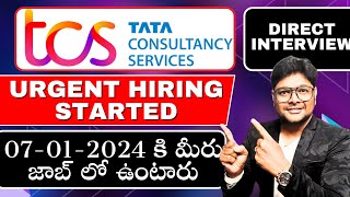 TCS MEGA HIRING  TCS Recruitment 2024  TCS Freshers Hiring  Latest Jobs in Telugu  VtheTechee [upl. by Brout767]