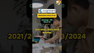 Cognizant is hiring Process Executive [upl. by Eilsil372]