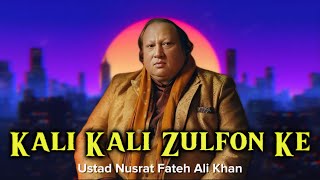 KALI KALI ZULFON KE REMIX USTAD NUSRAT FATEH ALI KHAN X NB STUDIO [upl. by Bumgardner]