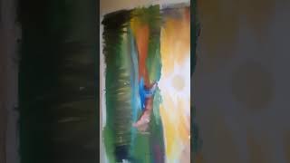 kamaugofinest art wallart painting wallmuralrt homedecor drawing paintingstyles viralvideo [upl. by Narik]