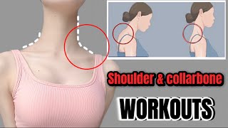 Shoulder and Collarbone Exercise  Slim Neck  Get Beautiful Slim Shoulders after 30days [upl. by Nileuqay]