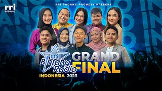 GRAND FINAL BINTANG RADIO INDONESIA 2023 RRI PADANG [upl. by Ogawa]