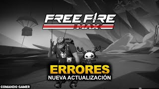 GARENA trae VARIOS ERRORES a FREE FIRE Demasiadas Fallas [upl. by Innavoig]