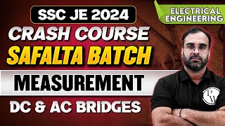 SSC JE 2024  Measurement 04  DC amp AC Bridges  Electrical Engineering [upl. by Alice]