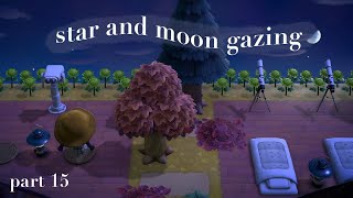 star and moon gazing area part 15  animal crossing new horizons [upl. by Aspia659]