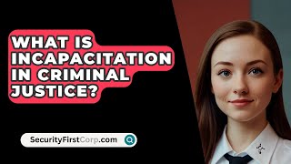 What Is Incapacitation In Criminal Justice  SecurityFirstCorpcom [upl. by Betti]