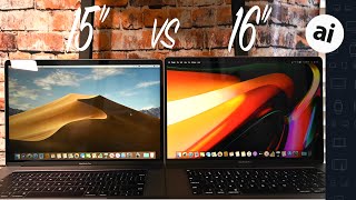 16inch MacBook Pro vs 15inch MacBook Pro Comparison [upl. by Lam722]