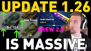 Update 126 is MASSIVE for World of Tanks [upl. by Trstram]