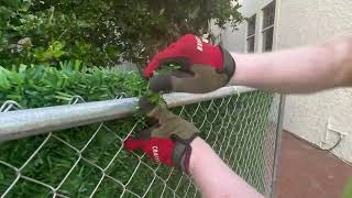 Attach Fence Cloak to Chain Link Fence [upl. by Plato]