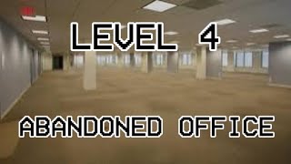 THIS LEVEL IS ONE OF THE SAFEST IN THE BACKROOMS Level 4 “ABANDONED OFFICE” [upl. by Ycrem]