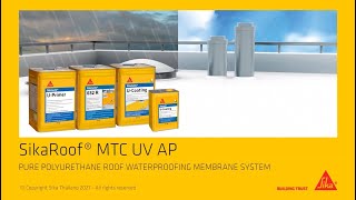 SikaRoof MTC UV AP  Pure polyurethane roof waterproofing membrane system [upl. by Eirene]