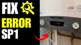 Ariston boiler error sp1  how to fix [upl. by Celestyn537]