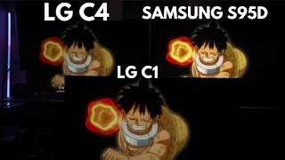 Oof The LG C4 Cant Do Color VS LG C1 amp Samsung S95D [upl. by Rolf]