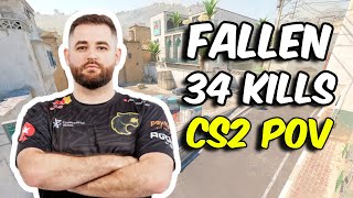 FalleN 34 Kills wyuurihampGuerri Dust2 FACEIT Ranked  Sep 02 2024  CS2 POV [upl. by Ylahtan931]