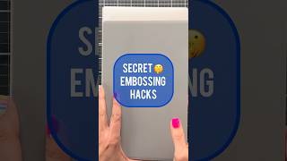 Secret Embossing Hack You NEED to Try cardmaking [upl. by Matta732]