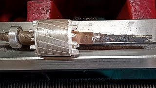 Restoration of waterpump rotor full video howtomake turning machine lathe restoration hack 1k [upl. by Melisent]