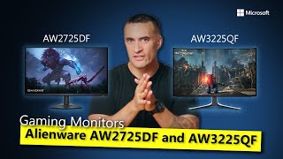 BRAND NEW  Alienware AW2725DF and AW3225QF Gaming Monitors [upl. by Almire121]