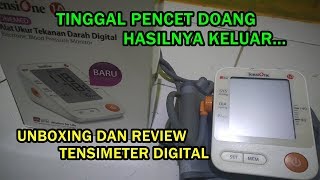 Unboxing amp Review Tensimeter Digital Tensione Onemed [upl. by Hereld]