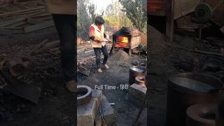 Handmade forged iron pot construction [upl. by Aloysia]