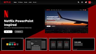 POWERPOINT PRESENTATION 3 NETFLIX INSPIRED  FREE TEMPLATE  DOWNLOAD ppt [upl. by Gen]