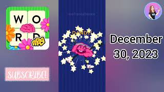 WordBrain Brainy’s New Year Event December 30 2023  All Parts Answers [upl. by Ahsik793]