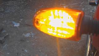 Luces Direccionales Moto Suzuki Ax 100 12V HD [upl. by Llenyt]