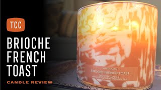 Brioche French Toast Candle Review – Bath amp Body Works [upl. by Anaeerb]