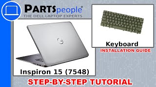 Dell Inspiron 15 7548 Keyboard HowTo Video Tutorial [upl. by Gearalt217]